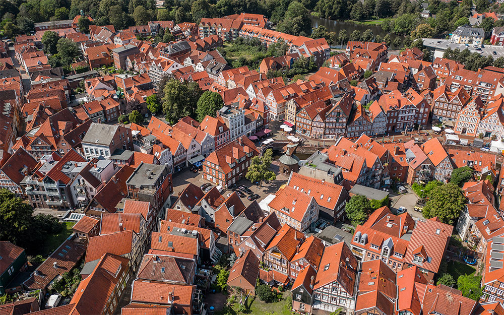 Stade Drohnenaufnahme